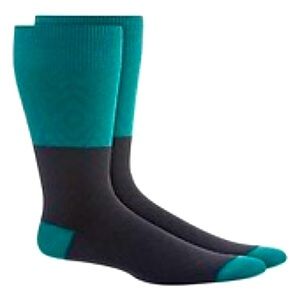 Alfani Black & Green Dress Socks For Men - size 7-14
